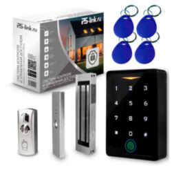 Система СКУД  KIT-CH1-FP-180 / сканер отпечатков / магнитный замок 180кг / RFID, WIFI
