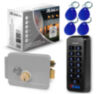 Система СКУД KIT-K33EM-G на 1 дверь, кодовая панель со считывателем RFID 125 кГц EM-Marine, замок серый накладной