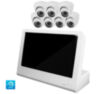 Комплект видеонаблюдения IP Ps-Link KIT-A207IP-POE-LCD / 2Мп / 7 камер / монитор