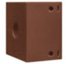 Кронштейн для камеры видеонаблюдения монтажный угловой малый медный 100х100