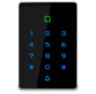 Система СКУД KIT-T12MF-B на 1 дверь, сенсорная панель, Mifare 2000 шт., замок черный, закрытый тип