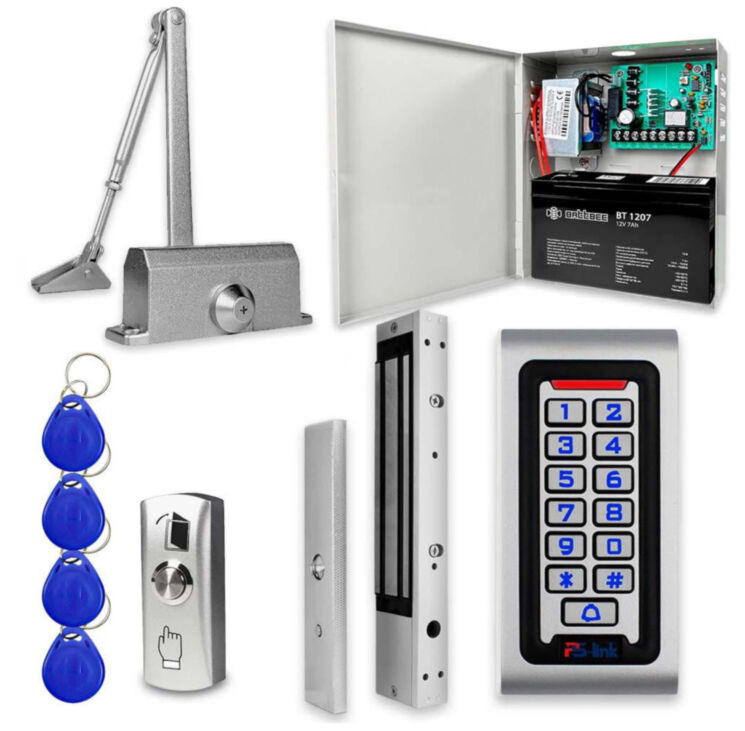 Система СКУД Ps-Link KIT-S601EM-350UPS с блоком резервного питания и панелью на 1000 пользователей