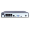 Комплект видеонаблюдения IP 2Мп KIT-A206IPM-POE 6 камер с микрофоном для помещения, питание PoE, ночная съёмка