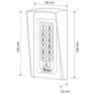 Козырёк для панели доступа Ps-Link PS-S601EM-WP медный PETG