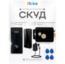 Система СКУД KIT-M010EM-WP-P-B на 1 дверь, черный электромеханический замок, 2 всепогодных считывателя RFID 125 кГц EM-Marine