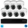 Комплект видеонаблюдения IP 5Мп KIT-A507IPM-POE 7 камер с микрофоном для помещения, питание PoE, ночная съёмка