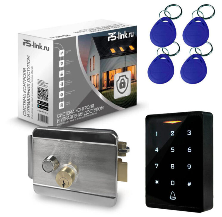 Система СКУД KIT-CH1-SSM / кодовая панель / эл. механический замок / RFID, WIFI