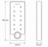 Система СКУД Ps-Link KIT-TF2EM-WP-W-G / отпечаток пальца / эл. механический замок / кодовая панель / RFID / WIFI