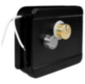 Система СКУД KIT-T1202EM-WP-W-B черный замок тип НЗ, сенсорная панель, RFID 125кГц, WIFI модуль, приложение