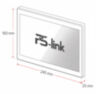 Комплект проводного WIFI видеодомофона KIT-185DP-301CR-S детекция движения, интерком, реле для замка