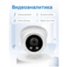 Камера видеонаблюдения IP 5Мп IP405P цифровая с POE для помещения с микрофоном, LED-подсветка