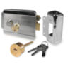 Система СКУД KIT-T1202EM-WP-W-SSM никелерованный замок тип НЗ, сенсорная панель, RFID 125кГц, WIFI модуль, приложение