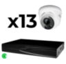 Комплект видеонаблюдения IP 5Мп KIT-A513IP-ST 13 камер для помещения, аналитика, детекция человека, область вторжения