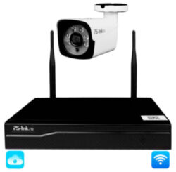 Комплект видеонаблюдения WIFI 3Мп  KIT-W301TB 1 камера для улицы, беспроводное подключение